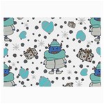 Little Cow Christmas  Large Glasses Cloth (2 Sides)