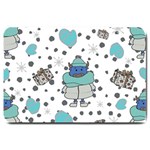 Little Cow Christmas  Large Doormat