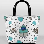 Little Cow Christmas  Bucket Bag