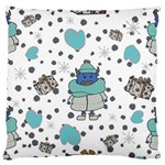 Little Cow Christmas  Large Cushion Case (Two Sides)