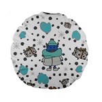 Little Cow Christmas  Standard 15  Premium Round Cushions