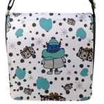 Little Cow Christmas  Flap Closure Messenger Bag (S)