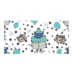 Little Cow Christmas  Satin Wrap 35  x 70 