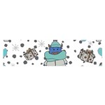 Little Cow Christmas  Oblong Satin Scarf (16  x 60 )
