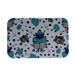 Little Cow Christmas  Open Lid Metal Box (Silver)  