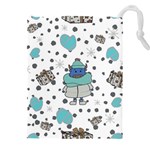 Little Cow Christmas  Drawstring Pouch (4XL)