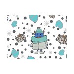 Little Cow Christmas  Premium Plush Fleece Blanket (Mini)