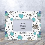 Little Cow Christmas  White Tabletop Photo Frame 4 x6 