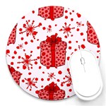 Cute Gift Boxes Round Mousepad