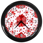 Cute Gift Boxes Wall Clock (Black)