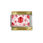 Cute Gift Boxes Gold Trim Italian Charm (9mm)