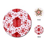 Cute Gift Boxes Playing Cards Single Design (Round)