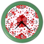 Cute Gift Boxes Color Wall Clock