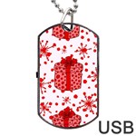 Cute Gift Boxes Dog Tag USB Flash (Two Sides)