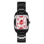Cute Gift Boxes Stainless Steel Barrel Watch