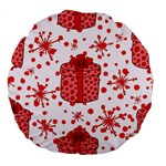 Cute Gift Boxes Large 18  Premium Flano Round Cushions