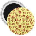 Bw Christmas Icons   3  Magnets