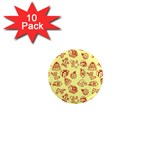 Bw Christmas Icons   1  Mini Magnet (10 pack) 