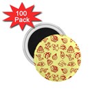 Bw Christmas Icons   1.75  Magnets (100 pack) 