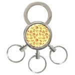 Bw Christmas Icons   3-Ring Key Chain