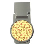 Bw Christmas Icons   Money Clips (Round) 