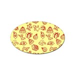 Bw Christmas Icons   Sticker (Oval)