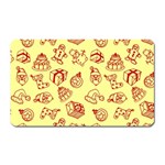Bw Christmas Icons   Magnet (Rectangular)