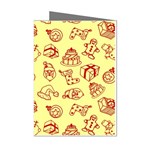 Bw Christmas Icons   Mini Greeting Cards (Pkg of 8)