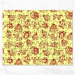 Bw Christmas Icons   Rectangular Jigsaw Puzzl
