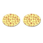 Bw Christmas Icons   Cufflinks (Oval)