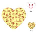 Bw Christmas Icons   Playing Cards Single Design (Heart)