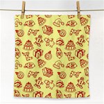 Bw Christmas Icons   Face Towel