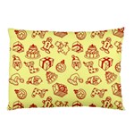 Bw Christmas Icons   Pillow Case