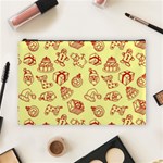 Bw Christmas Icons   Cosmetic Bag (Large)
