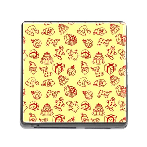 Bw Christmas Icons   Memory Card Reader (Square 5 Slot) from ArtsNow.com Front