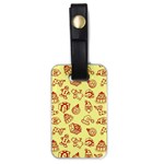 Bw Christmas Icons   Luggage Tag (one side)