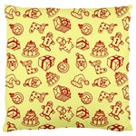 Bw Christmas Icons   Large Cushion Case (One Side)