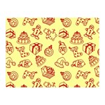 Bw Christmas Icons   Two Sides Premium Plush Fleece Blanket (Mini)