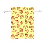 Bw Christmas Icons   Lightweight Drawstring Pouch (M)