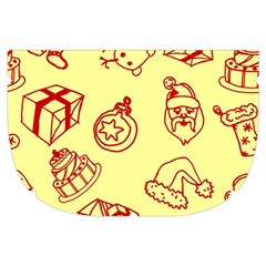 Bw Christmas Icons   Make Up Case (Small) from ArtsNow.com Side Left
