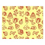 Bw Christmas Icons   Premium Plush Fleece Blanket (Large)