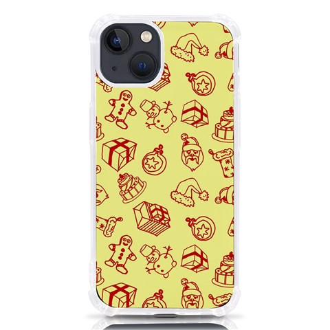 Bw Christmas Icons   iPhone 13 TPU UV Print Case from ArtsNow.com Front