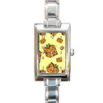 I Wish You All The Gifts Rectangle Italian Charm Watch