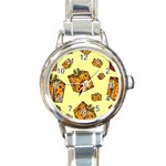 I Wish You All The Gifts Round Italian Charm Watch