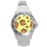 I Wish You All The Gifts Round Plastic Sport Watch (L)