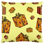 I Wish You All The Gifts Large Premium Plush Fleece Cushion Case (Two Sides)