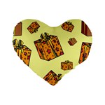 I Wish You All The Gifts Standard 16  Premium Flano Heart Shape Cushions