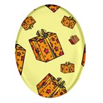I Wish You All The Gifts Oval Glass Fridge Magnet (4 pack)