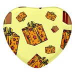 I Wish You All The Gifts Heart Glass Fridge Magnet (4 pack)