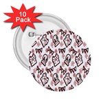Signs Of Christmas Time  2.25  Buttons (10 pack) 